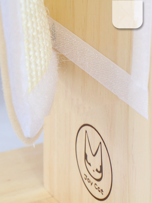 Artisan Corner Scratcher – Solid Wood Elegance