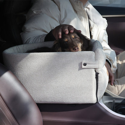 Chic Pet Travel Seat – Secure, Soft & Stylish for Cars