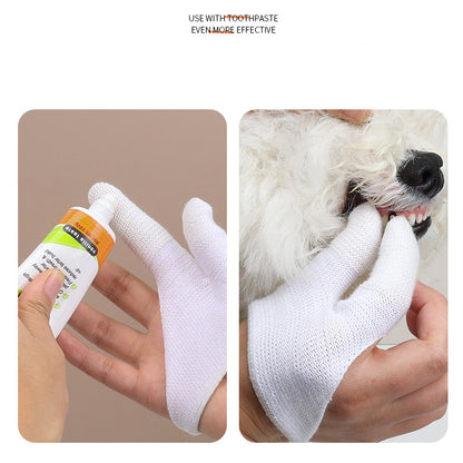 Soft Finger Toothbrush Gloves – Gentle Dental Care for Dogs & Cats