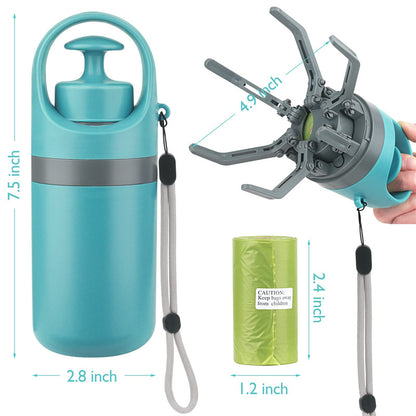 CleanClaw™ Portable Dog Poop Scooper – Built-in Bag Dispenser