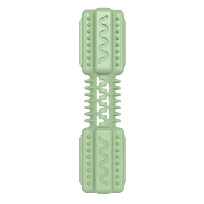 Bone-Shaped Teething Toy – Soft TPR Chew for Dogs (Random Color)