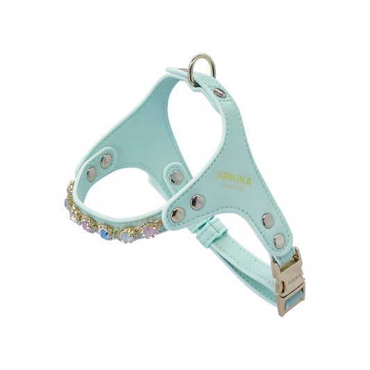 Glam Adjustable Harness & Leash Set – With Rhinestone Sparkle