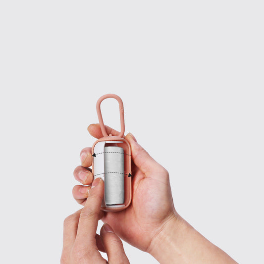 Stylish Portable Dog Waste Bag Dispenser – Minimalist & Chic Design