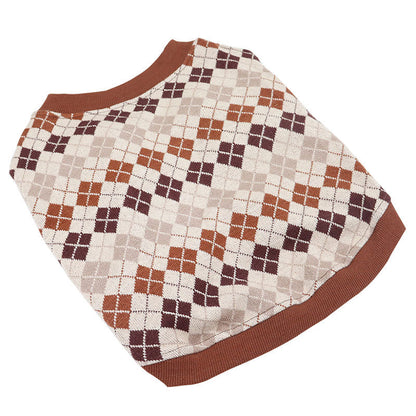 Chic Knit Cardigan Sweater for Stylish Pets