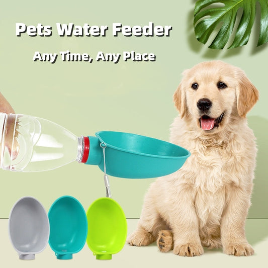 Portable Dog Drinking Bowl – Outdoor Water Feeding
