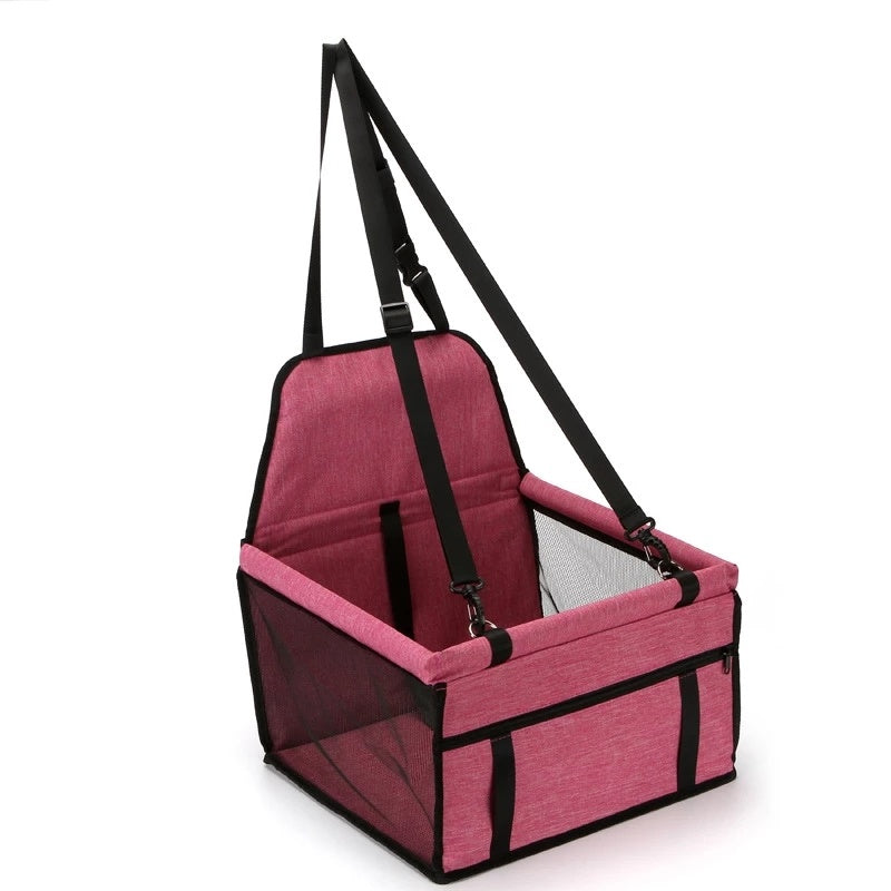 CruzeNest™ Premium Pet Car Seat/ Basket - Foldable & Secure