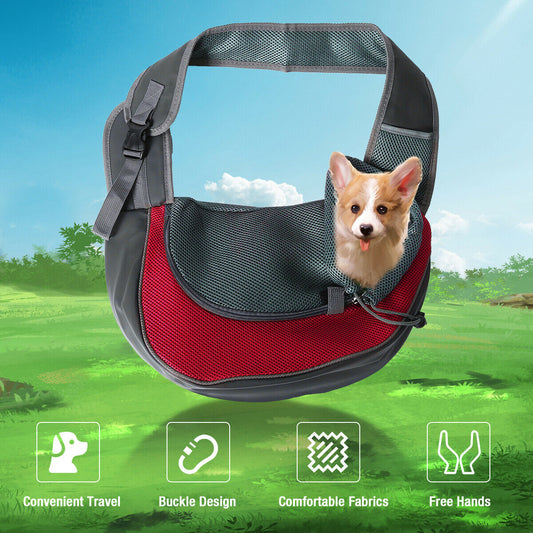 POPmarket Breathable Pet Shoulder Carrier – Lightweight Travel Bag (Fast Shipping)