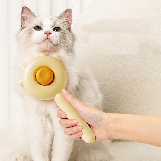 Gentle Pet Massage Comb – Hair Removal & Grooming Brush for Cats & Dogs