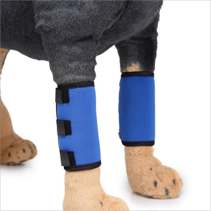 Reflective Dog Leg Braces – Protective Knee Wraps for Joint Support (Set of 2)