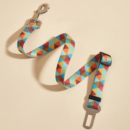 Stylish Pet Car Seat Belt – Secure & Chic Travel Leash