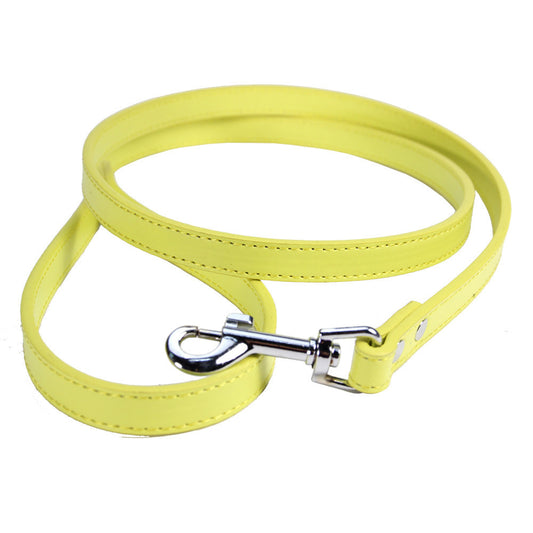Minimalist PU Leather Pet Leash – Sleek & Durable Walk Companion