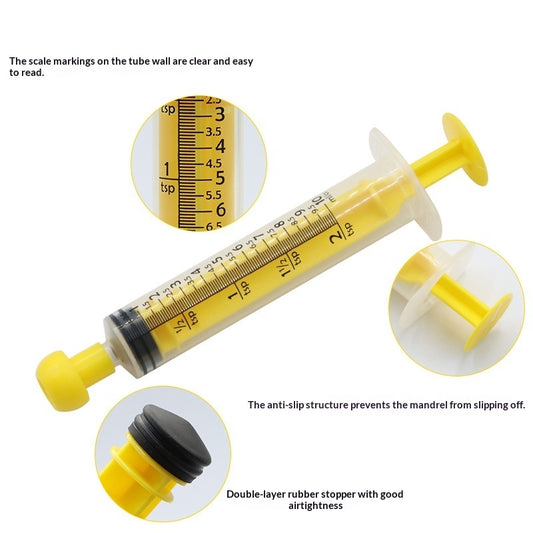Pet Colourful Plastic Syringe Feeder