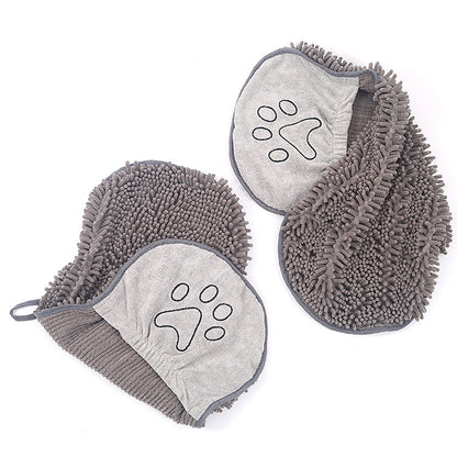 Ultra-Absorbent Chenille Pet Drying Towel – Soft, Cozy & Fast-Drying
