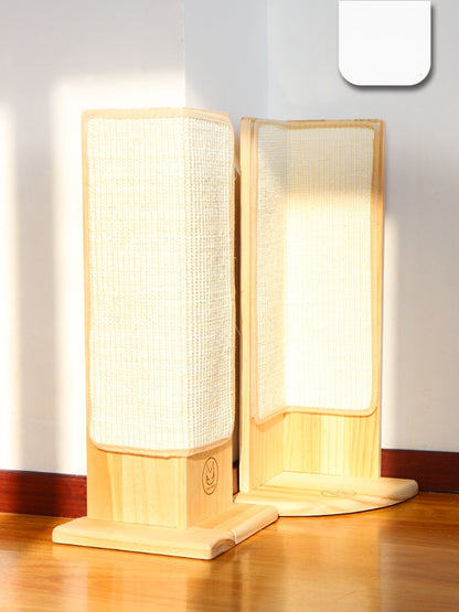 Artisan Corner Scratcher – Solid Wood Elegance