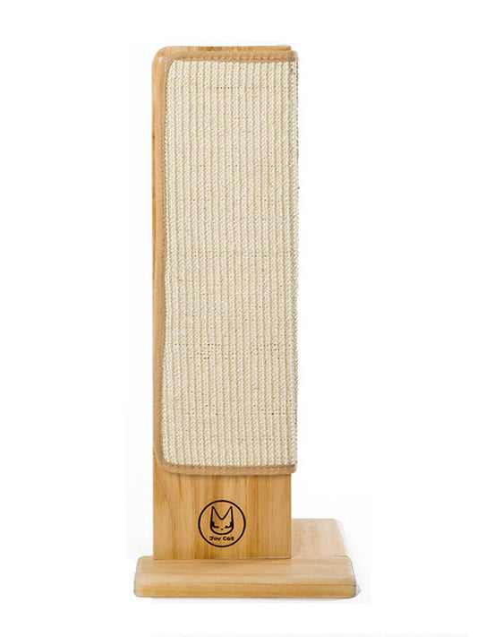 Artisan Corner Scratcher – Solid Wood Elegance