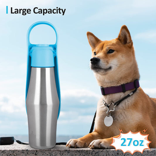 EchoSteel™ Pet Bottle - BPA-Free Smart Return, Luxe Grip
