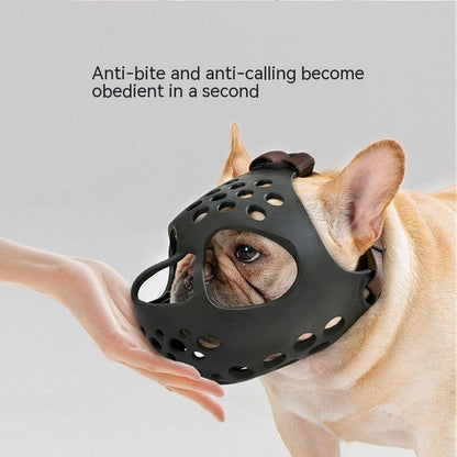 Soft Rubber Anti-Bite Dog Muzzle – Lightweight Mouth Cover in Multiple Sizes