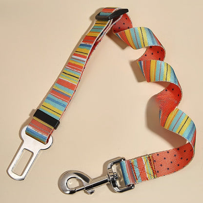 Stylish Pet Car Seat Belt – Secure & Chic Travel Leash
