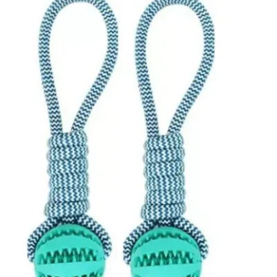 Treat Rope™ Interactive Chew Toy – Durable Rope with Treat-Fillable Ball for Dogs